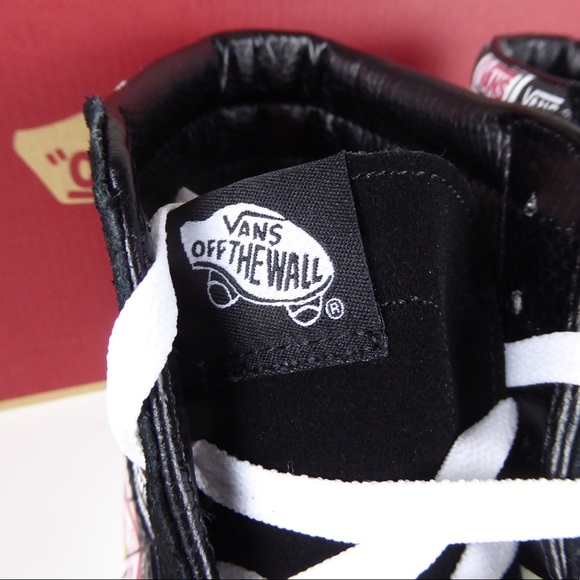 Vans Sk8 Hi Label Mix Canvas & Suede Sneakers NIB - Picture 5 of 8